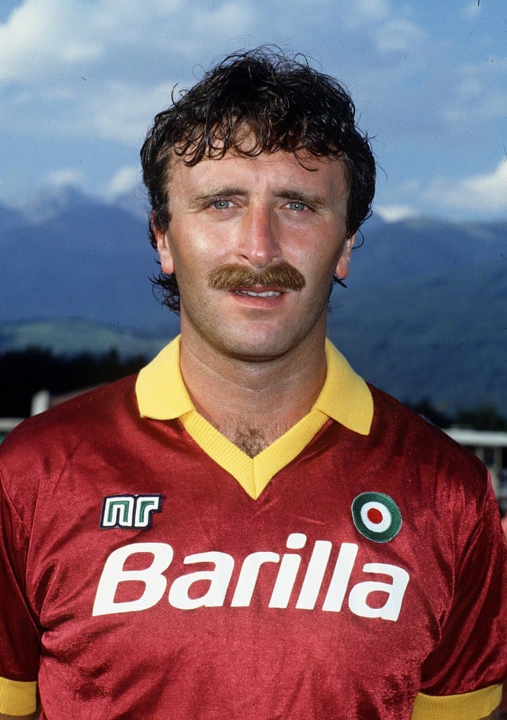 Roberto Pruzzo con la maglia della Roma nella stagione 1986-87