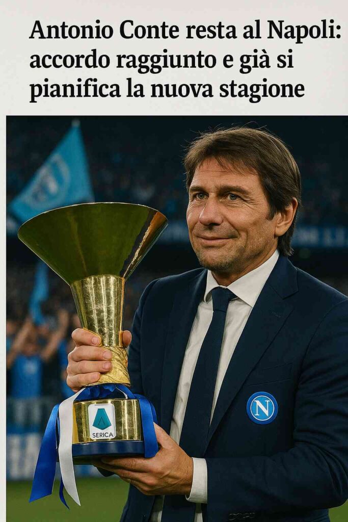 Antonio Conte rinnova con il Napoli