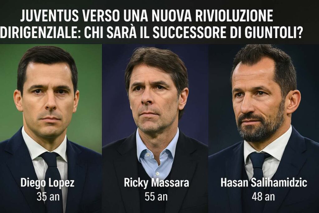 Rivoluzione nella gestione della Juventus
