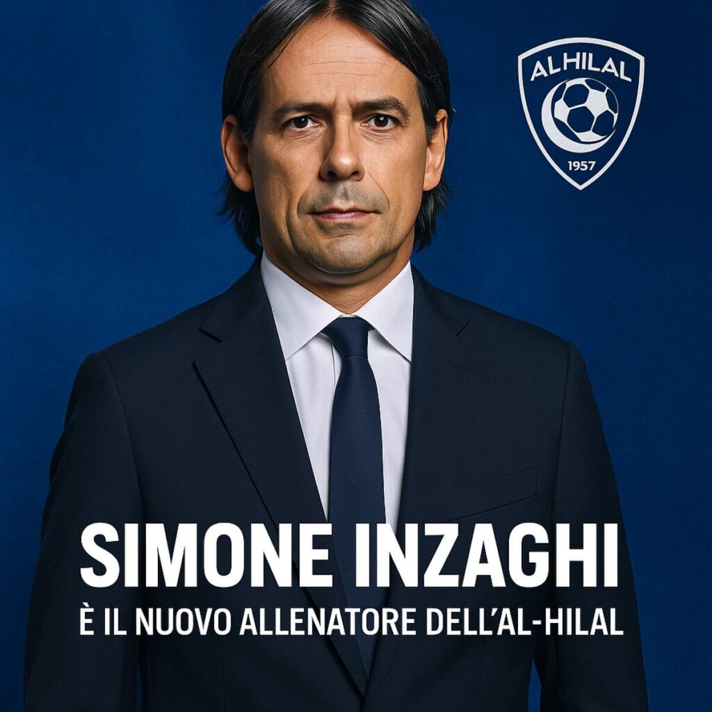 Simone Inzaghi diventa l'allenatore dell'Al-Hilal